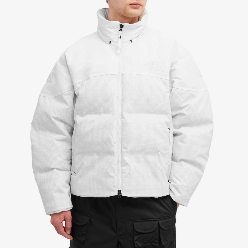The North Face Men's Remastered Steep Tech Nuptse Down Jacket White Dune